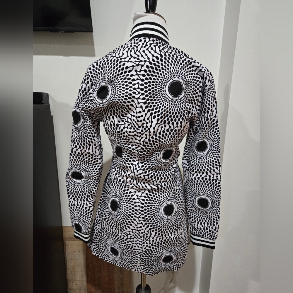 Mae Otti African Print Bomber Jacket - Picture 2 of 3